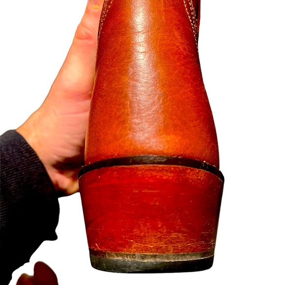 Justin boots ladies country cowboy boots size 6 1/2 ee - Picture 4 of 9